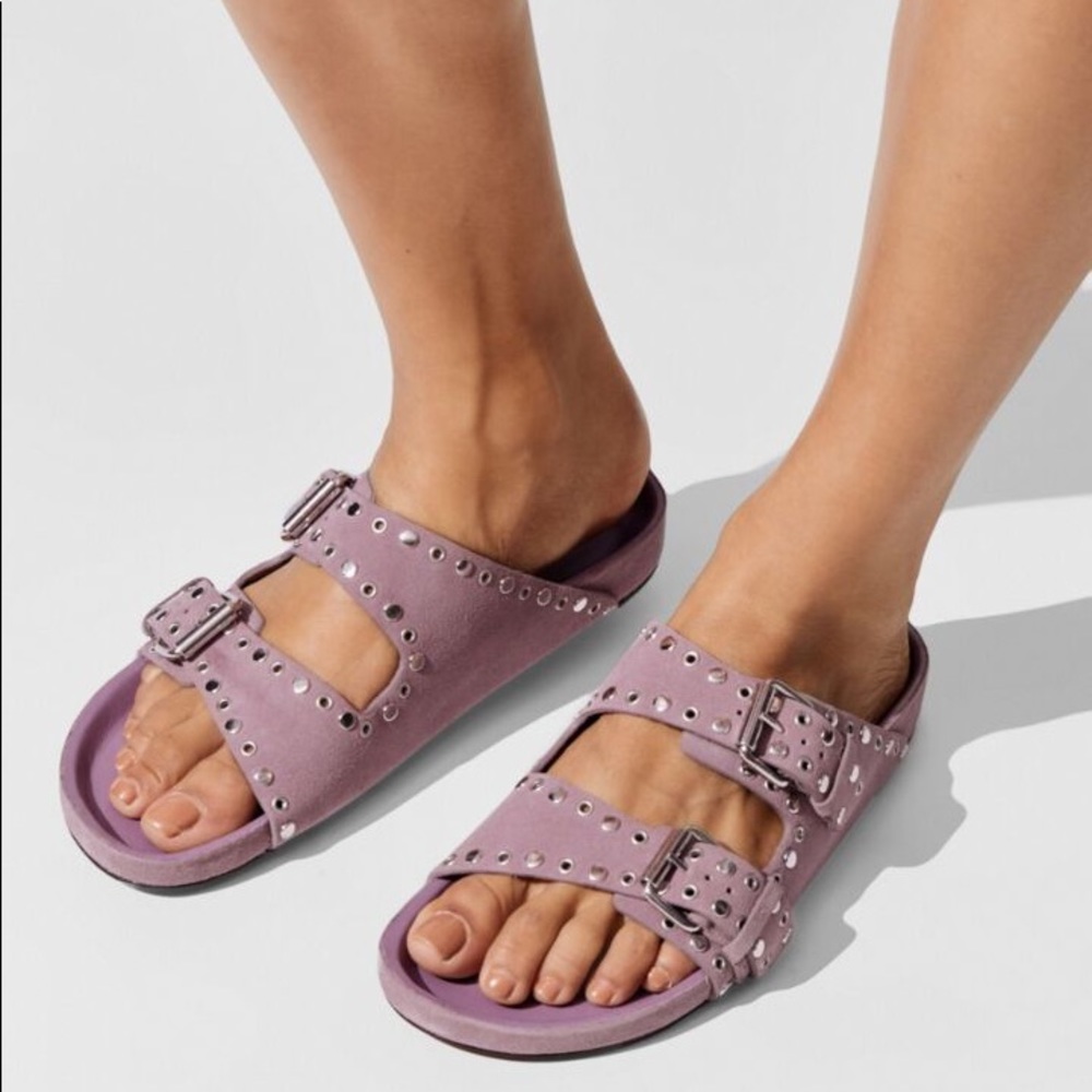 ISABEL MARANT Lennyo sandal with grommets  sold out style Sz 39 $630